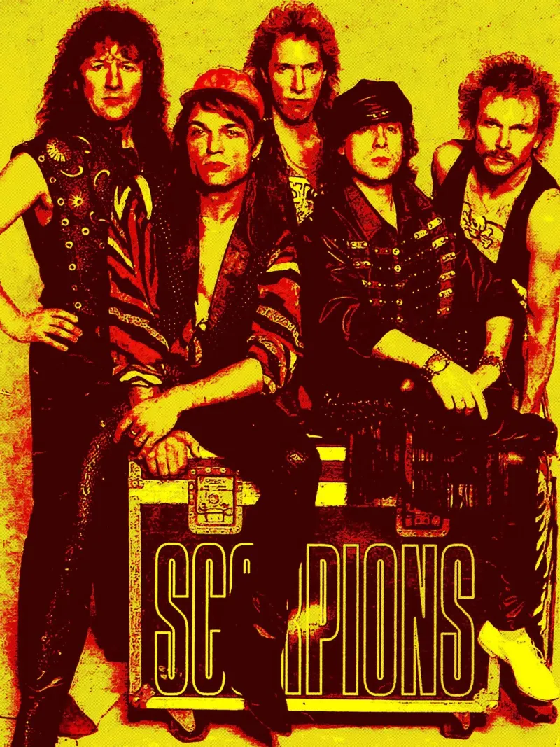 Scorpions Band Art pellicola backlit da vanhesling
