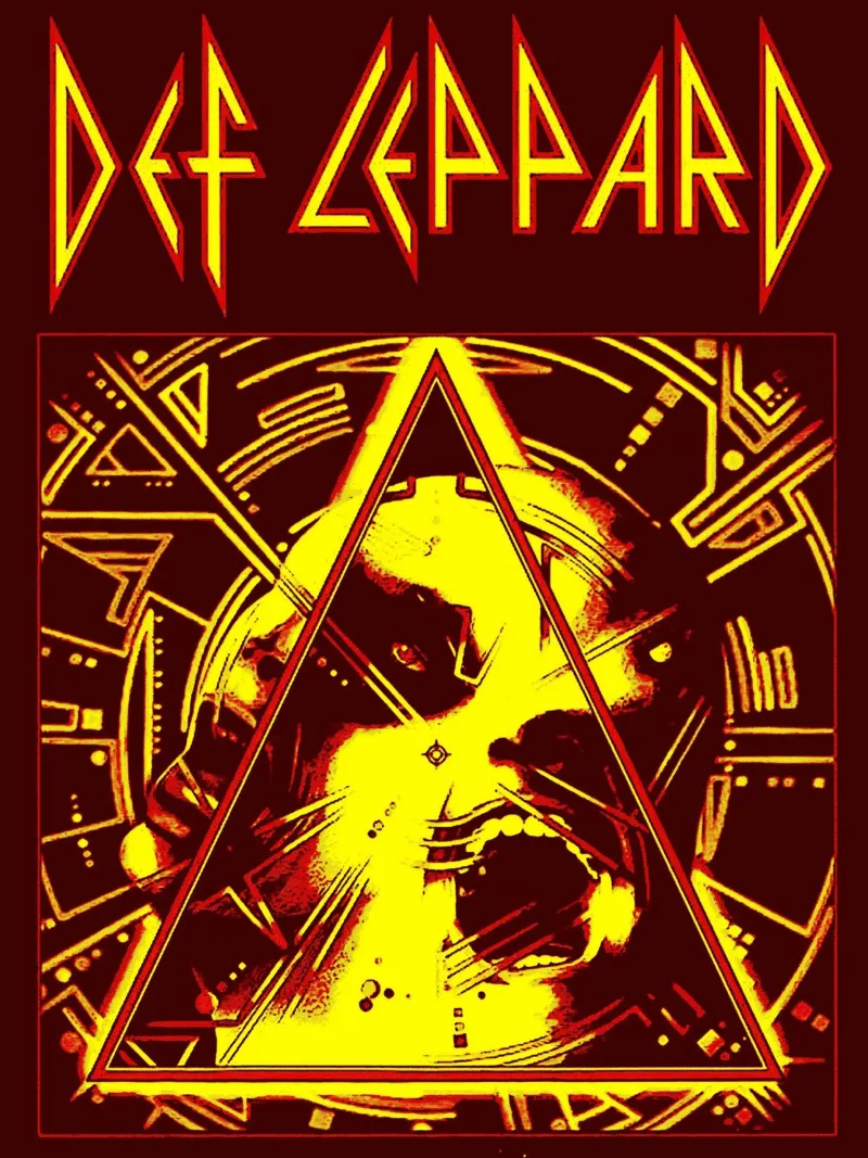 Def Leppard Band Art pellicola backlit da vanhesling