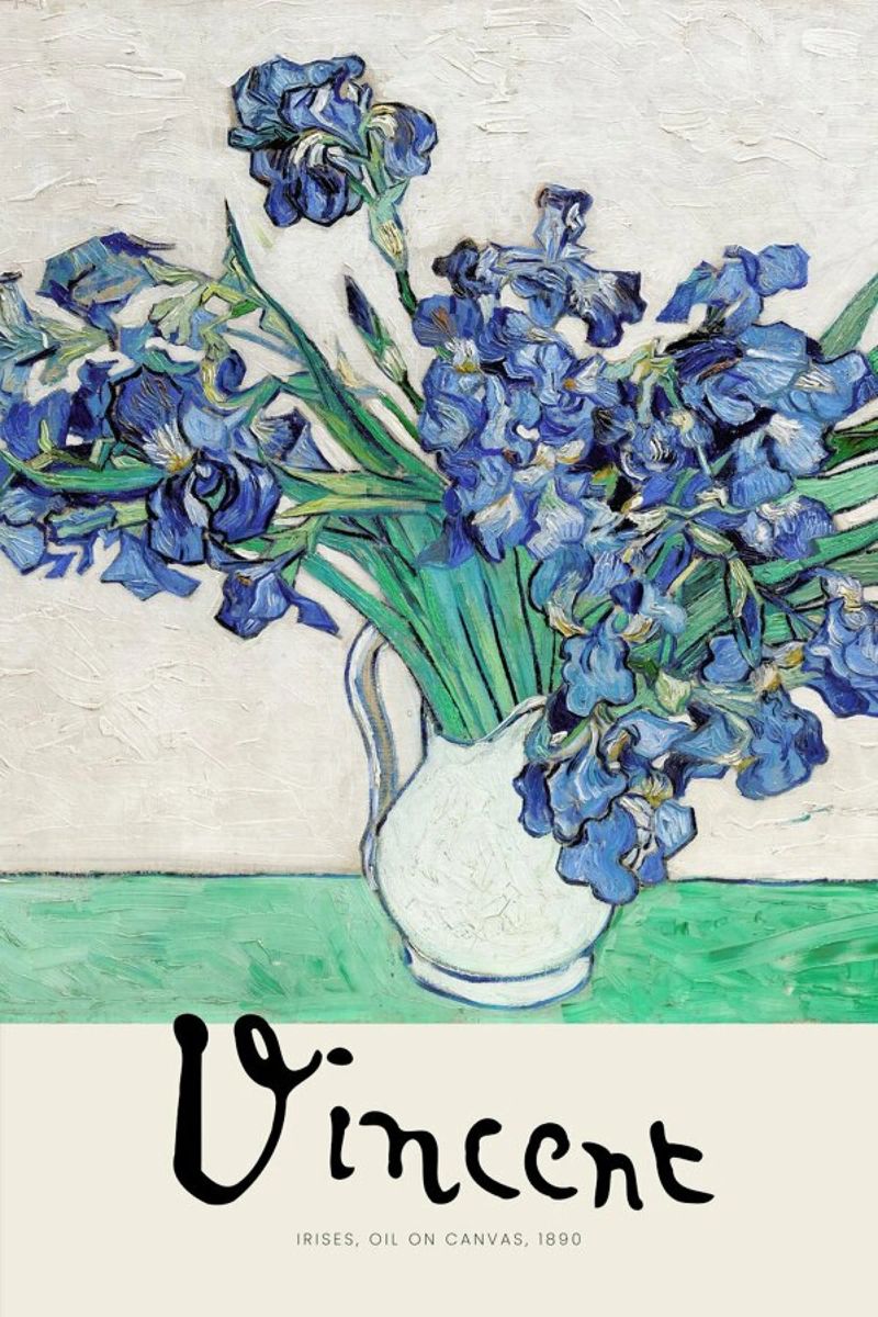 Signed, Vincent – Irises 2 poster by Vintage by JUNIQE