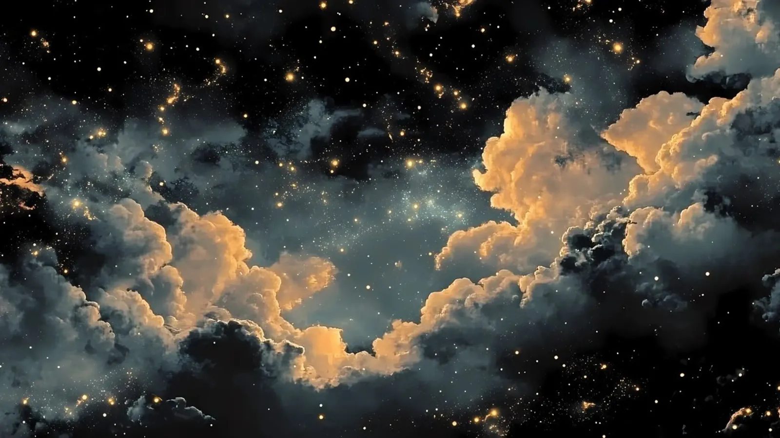 Cielo notturno con stelle pellicola backlit da IamHomeStudio