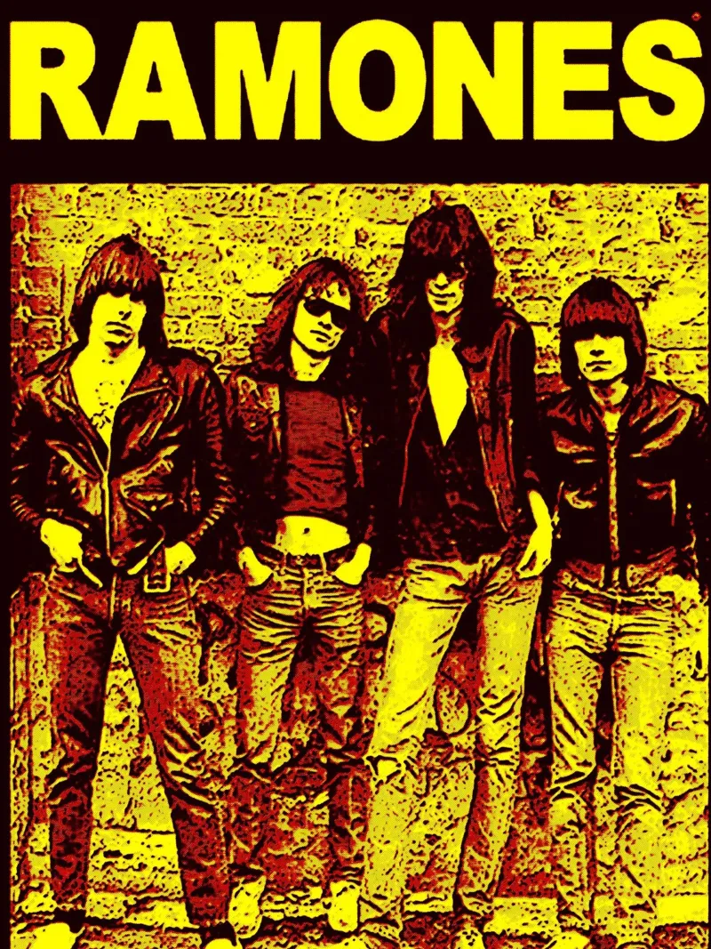 Ramones Band Art Acryl-Glas von vanhesling