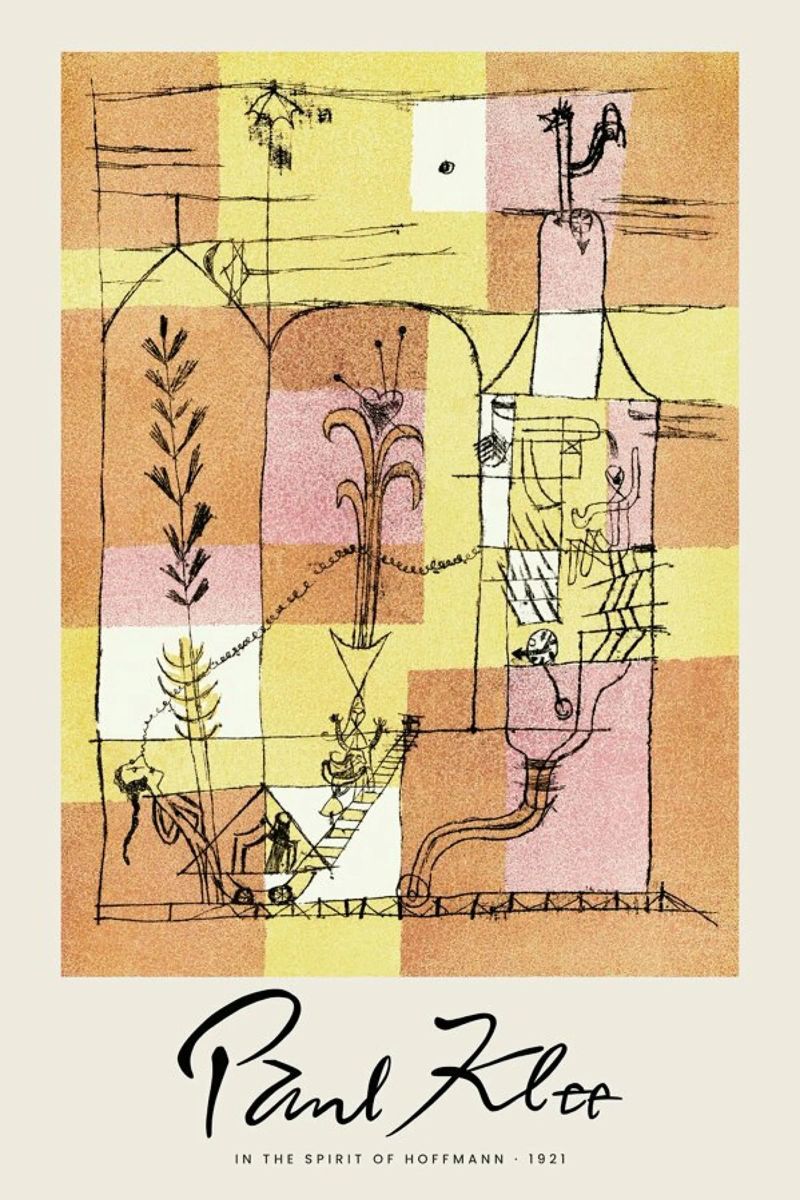 Klee - In The Spirit Of Hoffmann poster by Vintage by JUNIQE