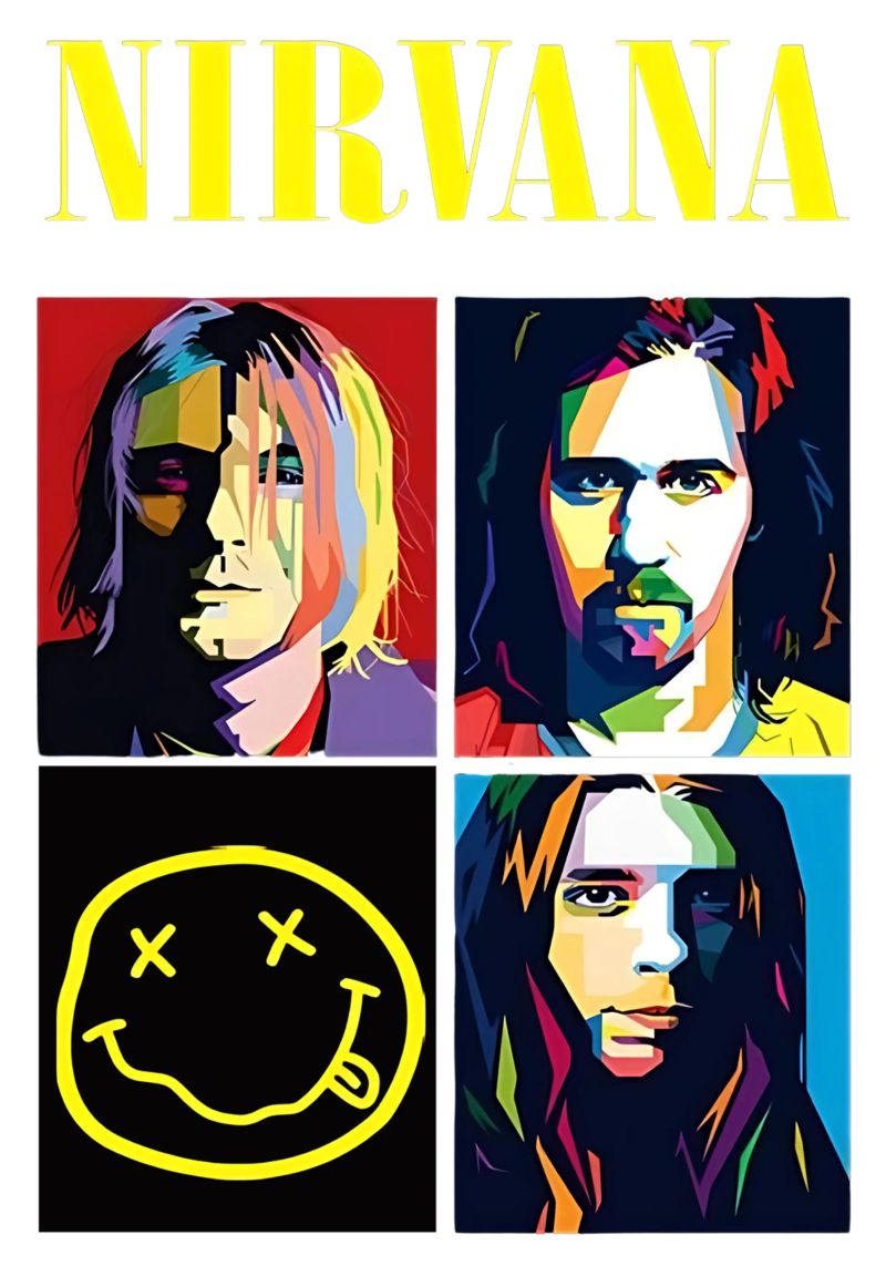 Nirvana Grunge Art poster by adamlefff