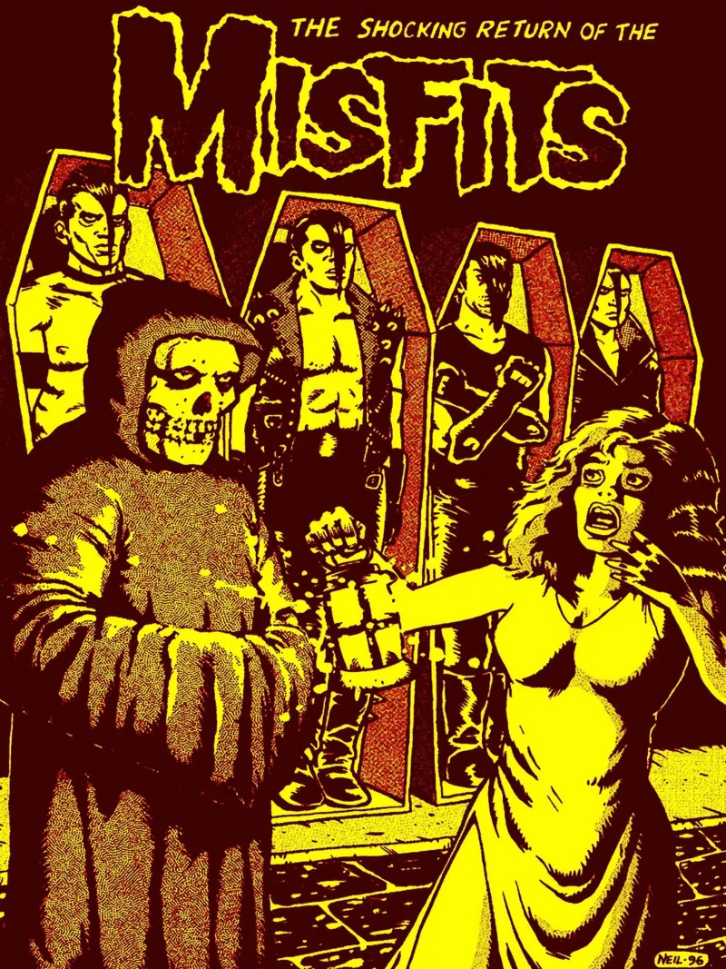 Misfits Band Art poster van vanhesling