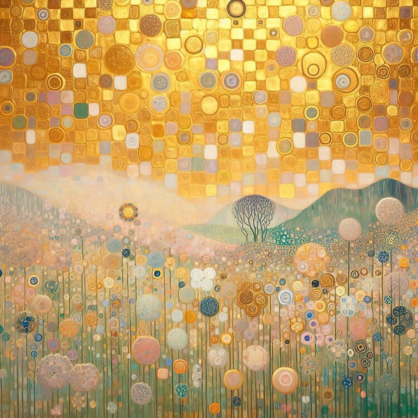 Gustav Floral Garden poster by Mr.Jaloni