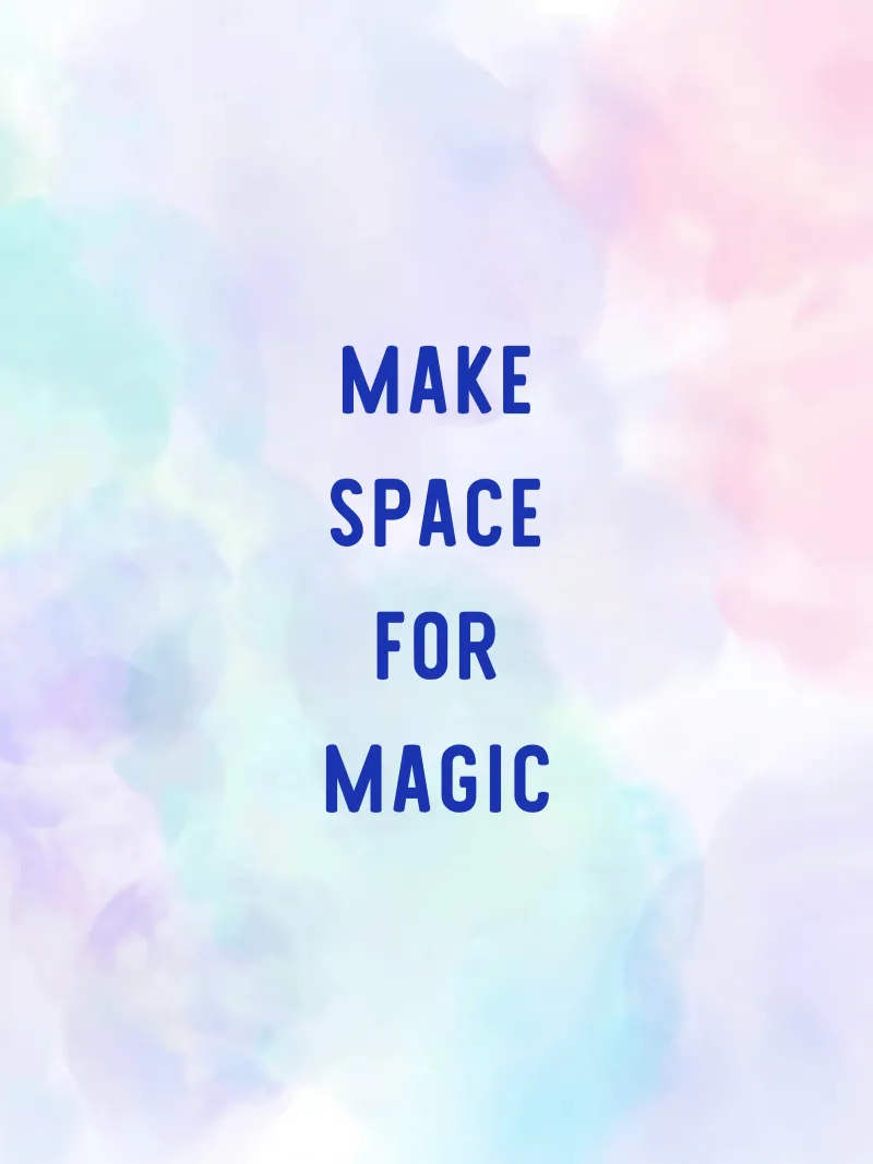Make Space for Magic carta hahnemühle da Words by Niki
