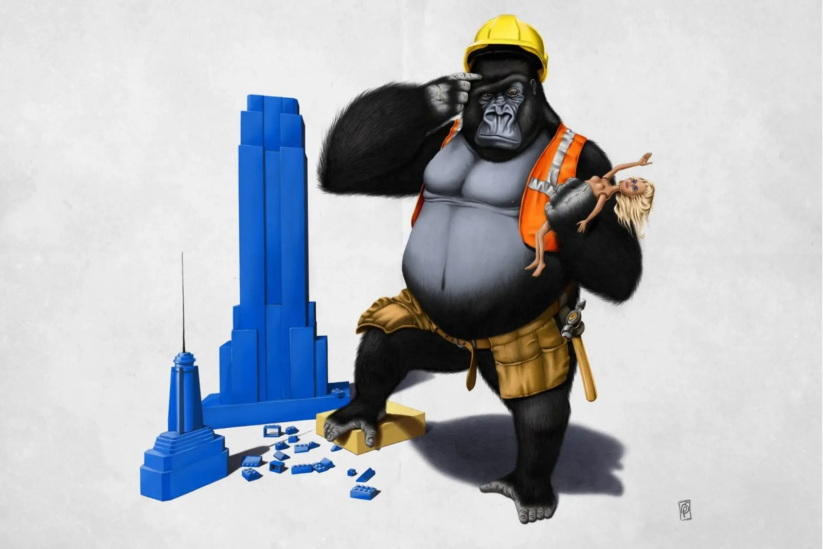 Building an Empire (Wordless) pellicola backlit da Rob Art | Illustration