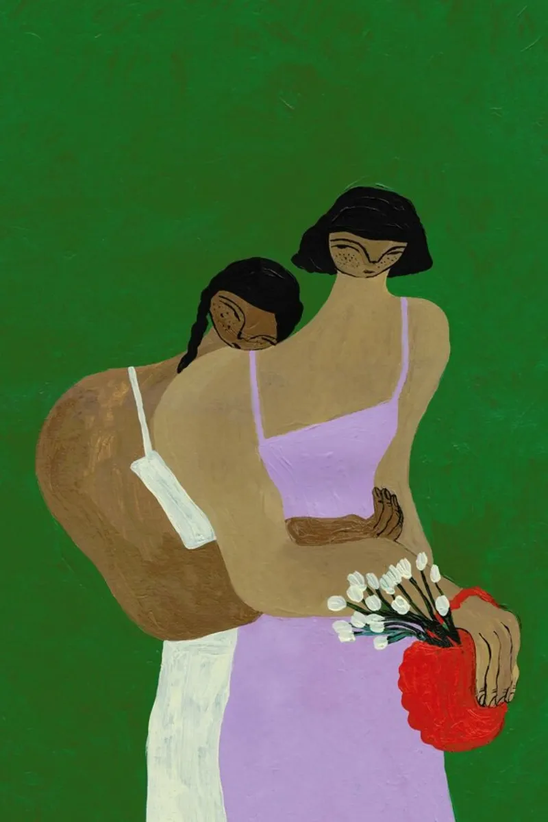 Flowers are always a good Idea plexiglass da Nudes and Croissants