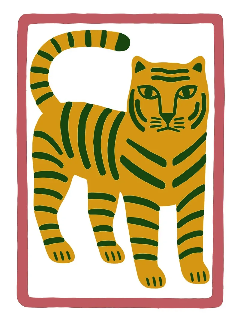 The Regal Tiger alluminio dibond da ramosashop