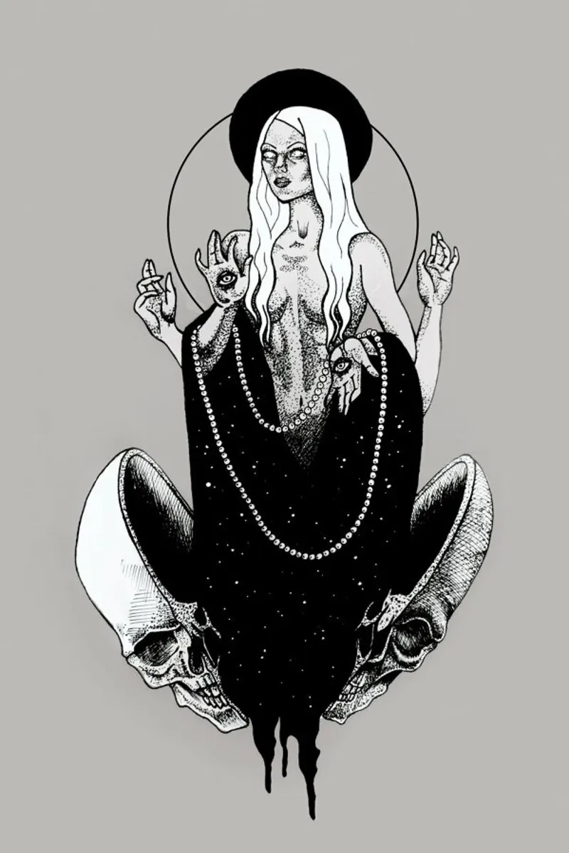 Goddess poster con telaio in plastica da Alejandra Sáenz