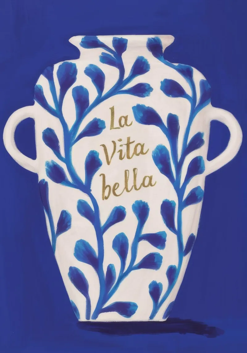 Vita Bella Vase tela con Cornice a cassetta da Lumie Layers
