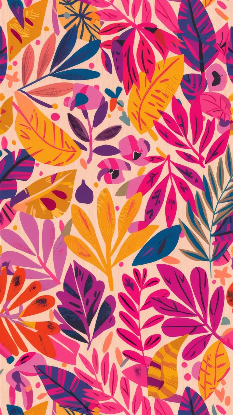 Fiesta floreale fucsia alluminio dibond da Grande Serene