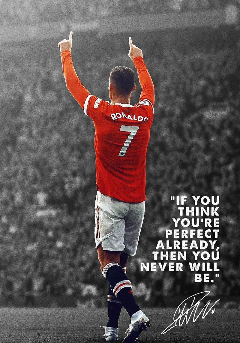 Cristiano Ronaldo 3111 Poster von Ryan Mingerink