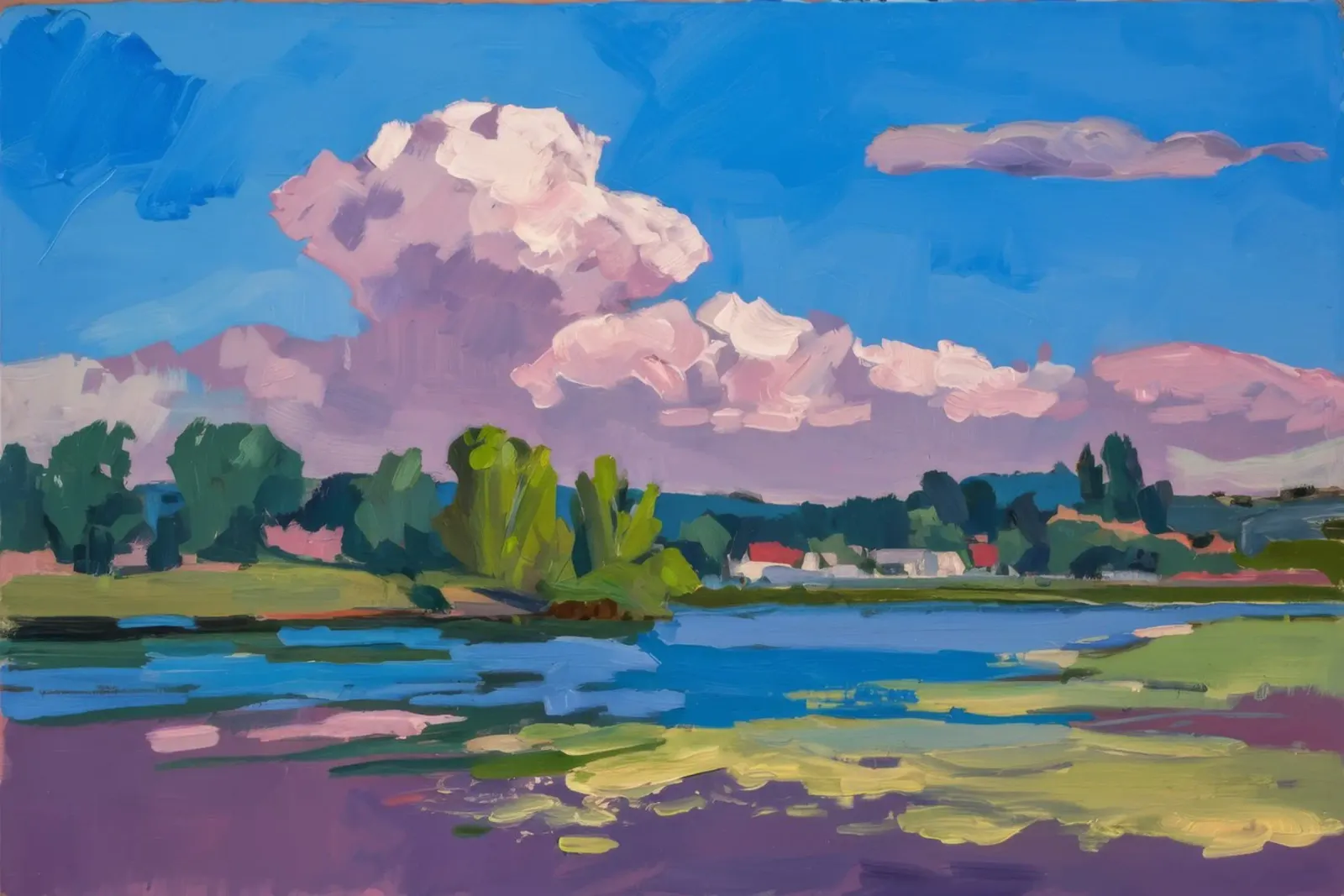 Azure Skies Serenity Hahnemühle von Radiance Landscape