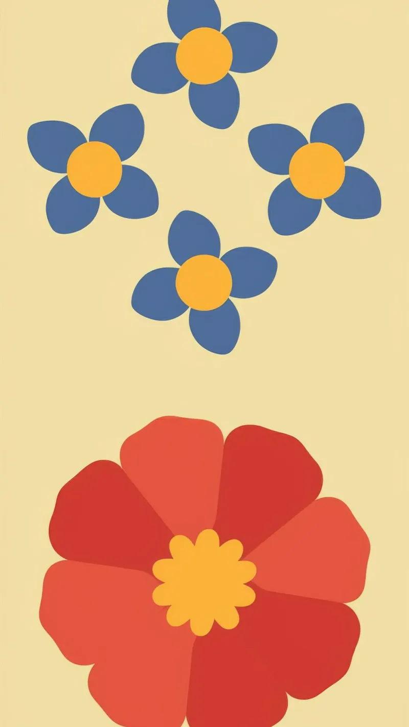 Retro Petal Pattern pellicola backlit da Moonlite Desire