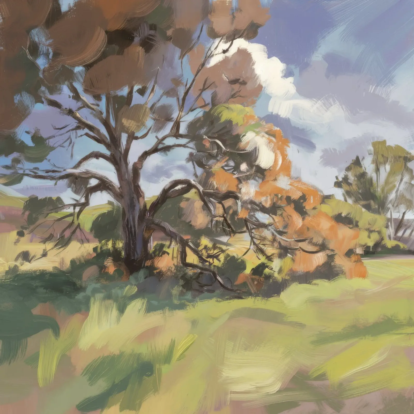 Gnarled Tree Solitude canvas by Radiance Landscape