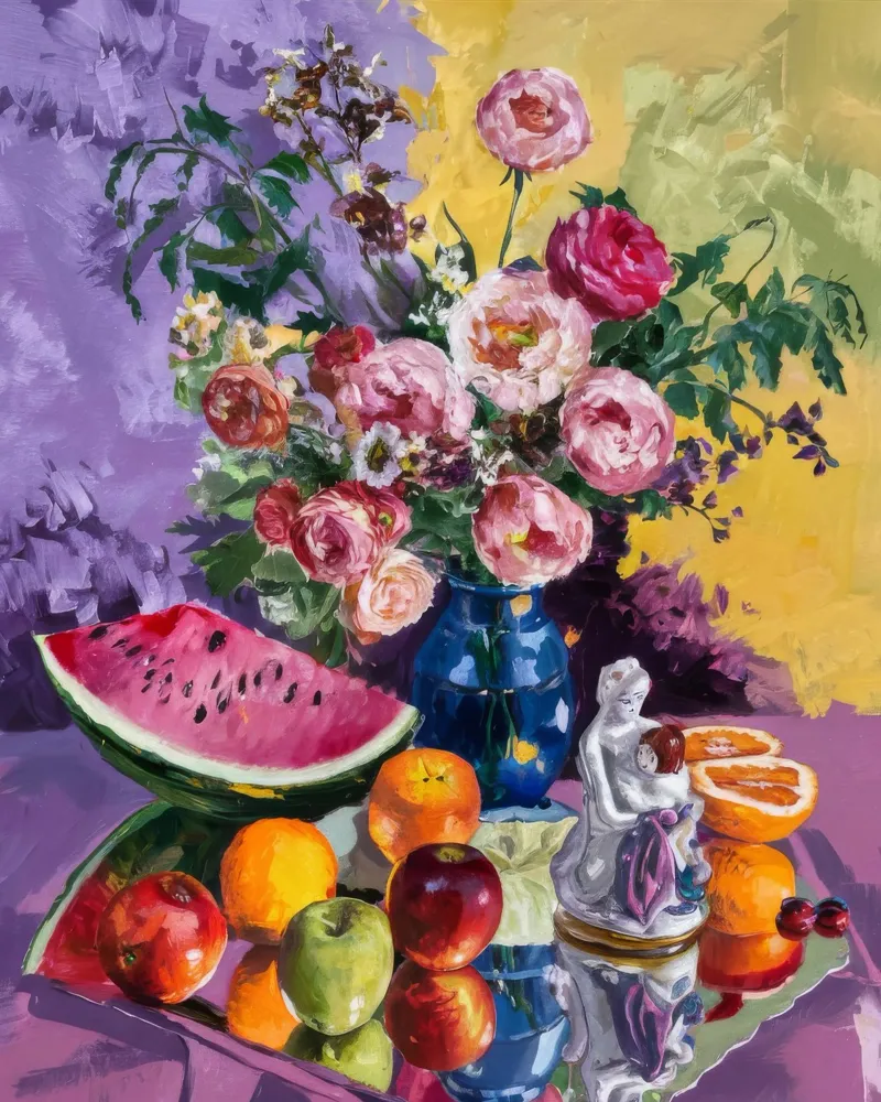 Stravaganza di frutta opulenta pellicola backlit da Radiance Landscape