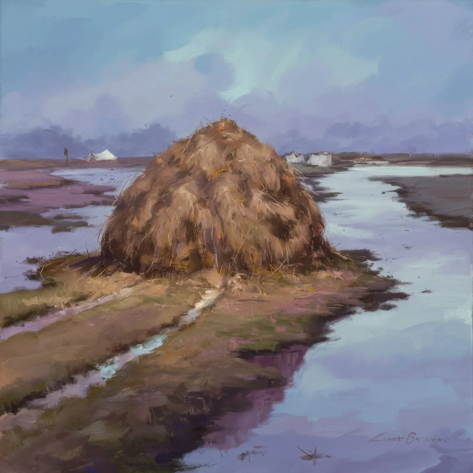 Fiume Haystack Calma plexiglass da Radiance Landscape
