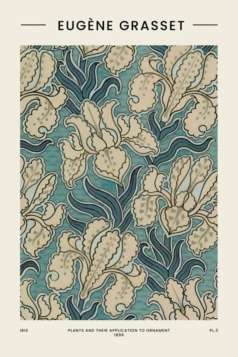 Grasset - Iris pellicola backlit da Vintage by JUNIQE