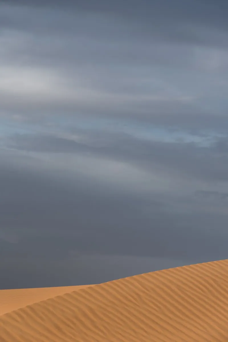 Brown dune grey sky pellicola backlit da photolovers