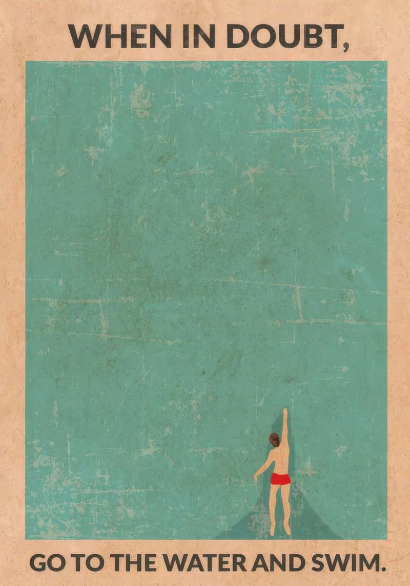Open Water (male) poster by burnet