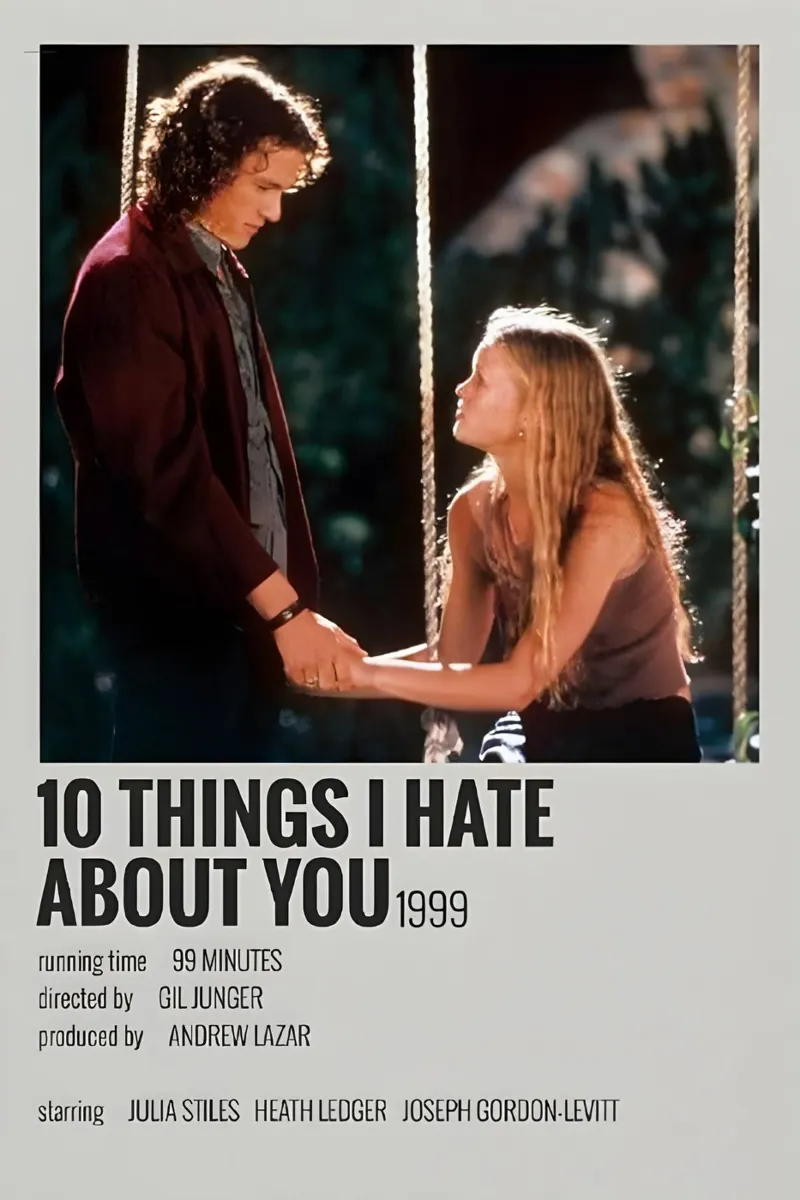 10 Things I Hate About You Movie canvas with Floater frame by STAR CINEPLEX