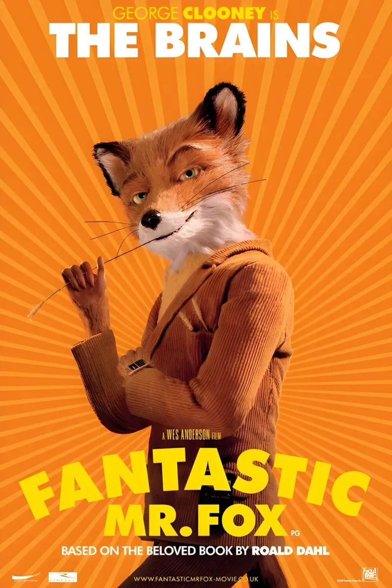 Fantastic Mr. Fox The Brains canvas with Floater frame by STAR CINEPLEX