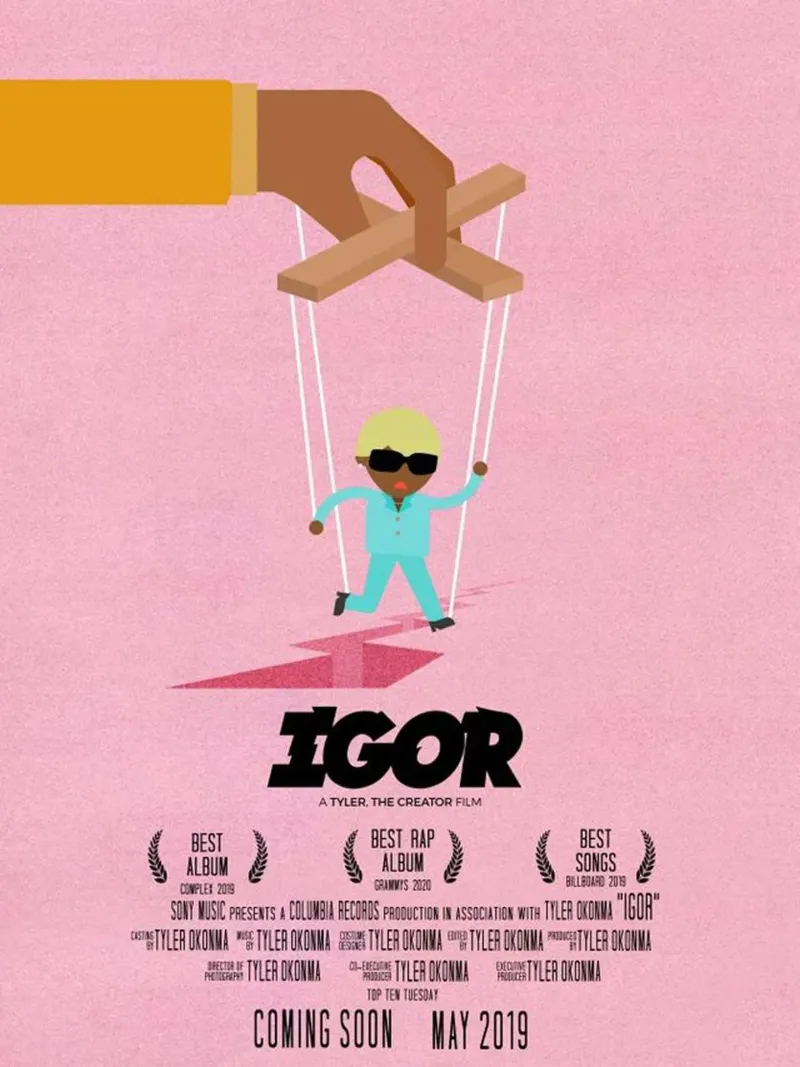 Igor Pink Concert Tyler The Creater alu-dibond by edanfargol