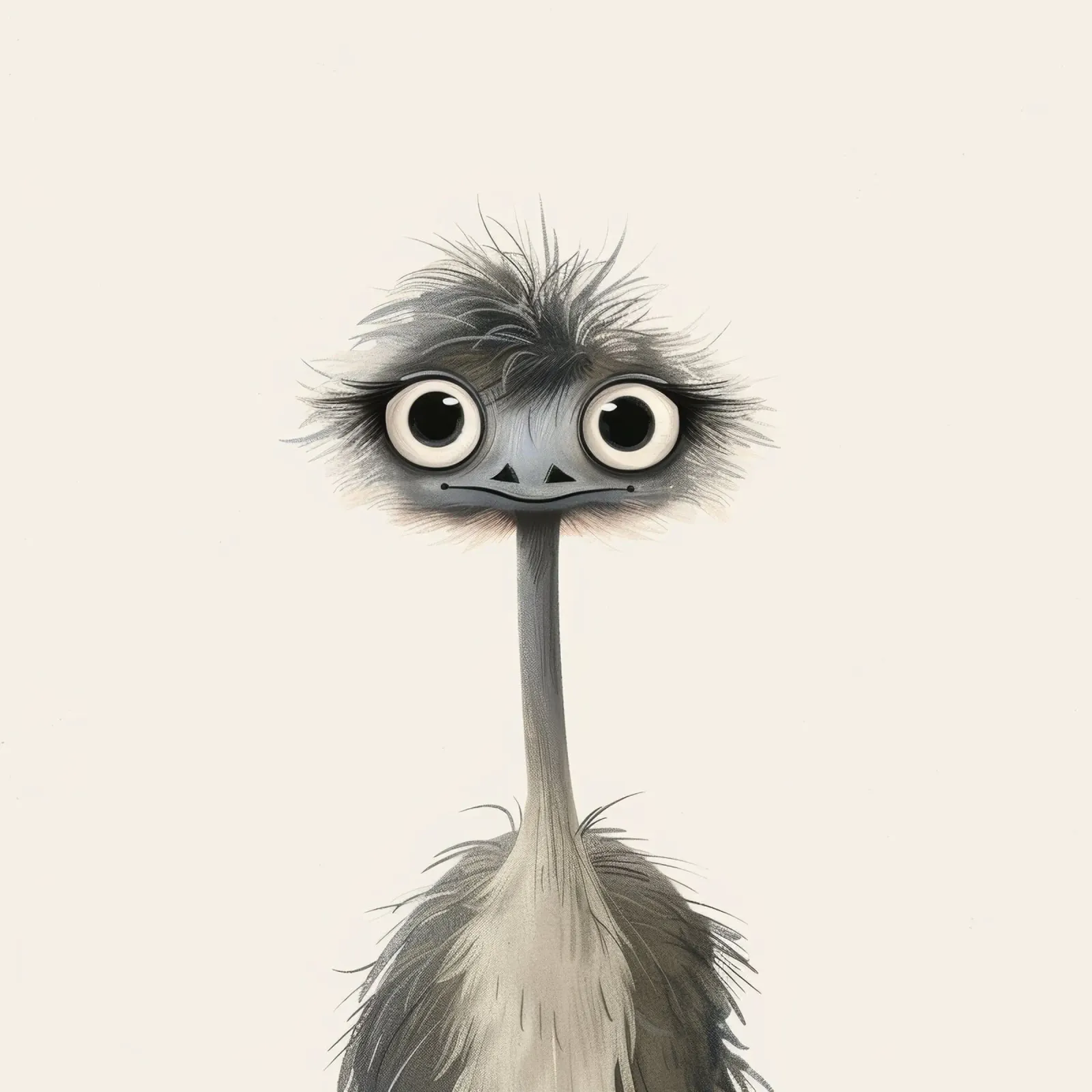 Quirky Emu - Un amico divertente e piumato pellicola backlit da DesignDoodle