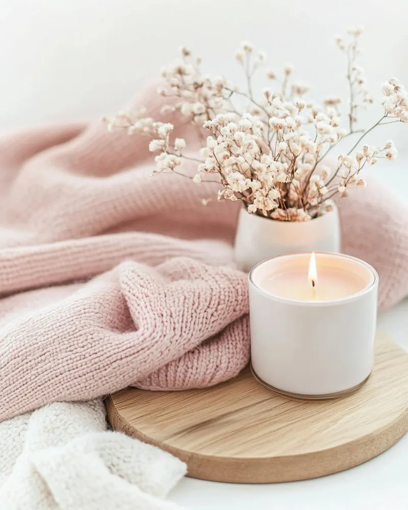 Blush Serenity alluminio dibond da PhotoVibe Decor