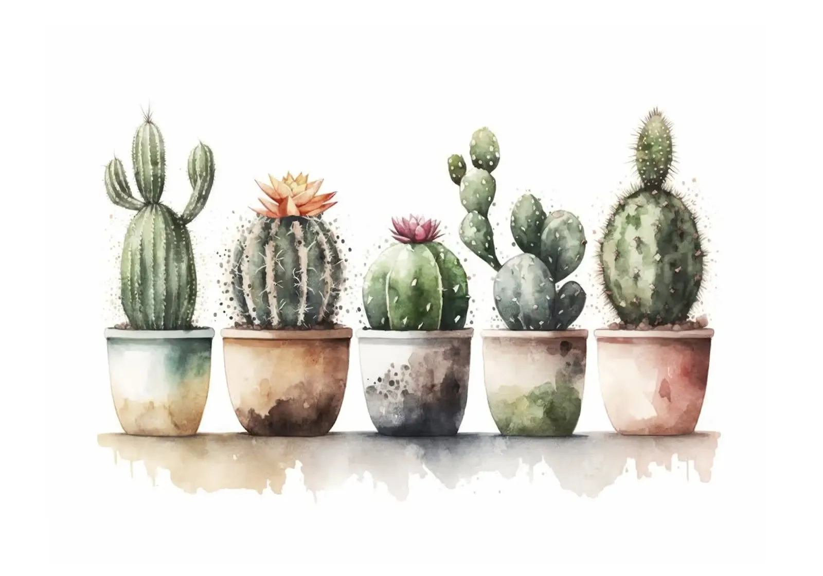 cactus succulenti pellicola backlit da Kevin Walters