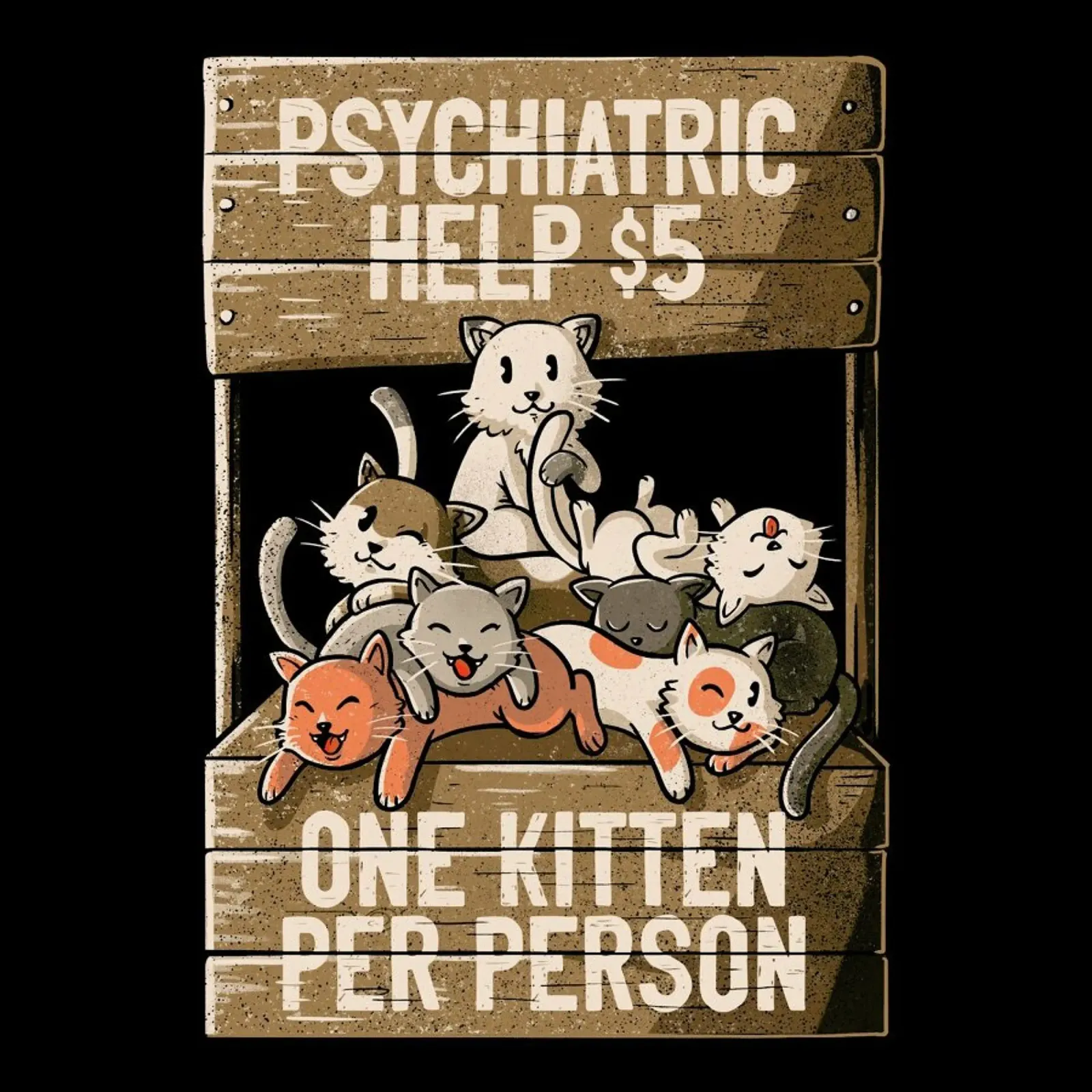 One Kitten Per Person pellicola backlit da Tobe Fonseca