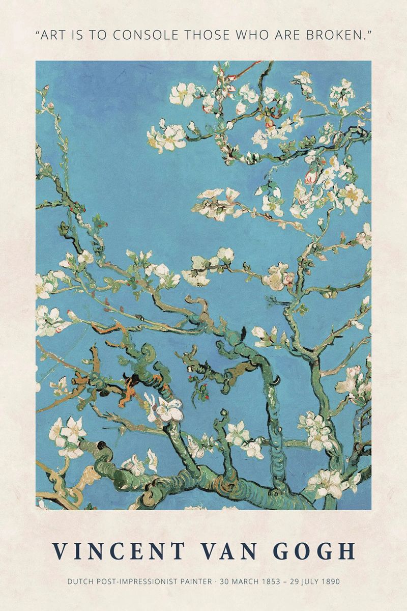 Art Is To Console Those Who Are Broken Poster von Melanie Tintilier
