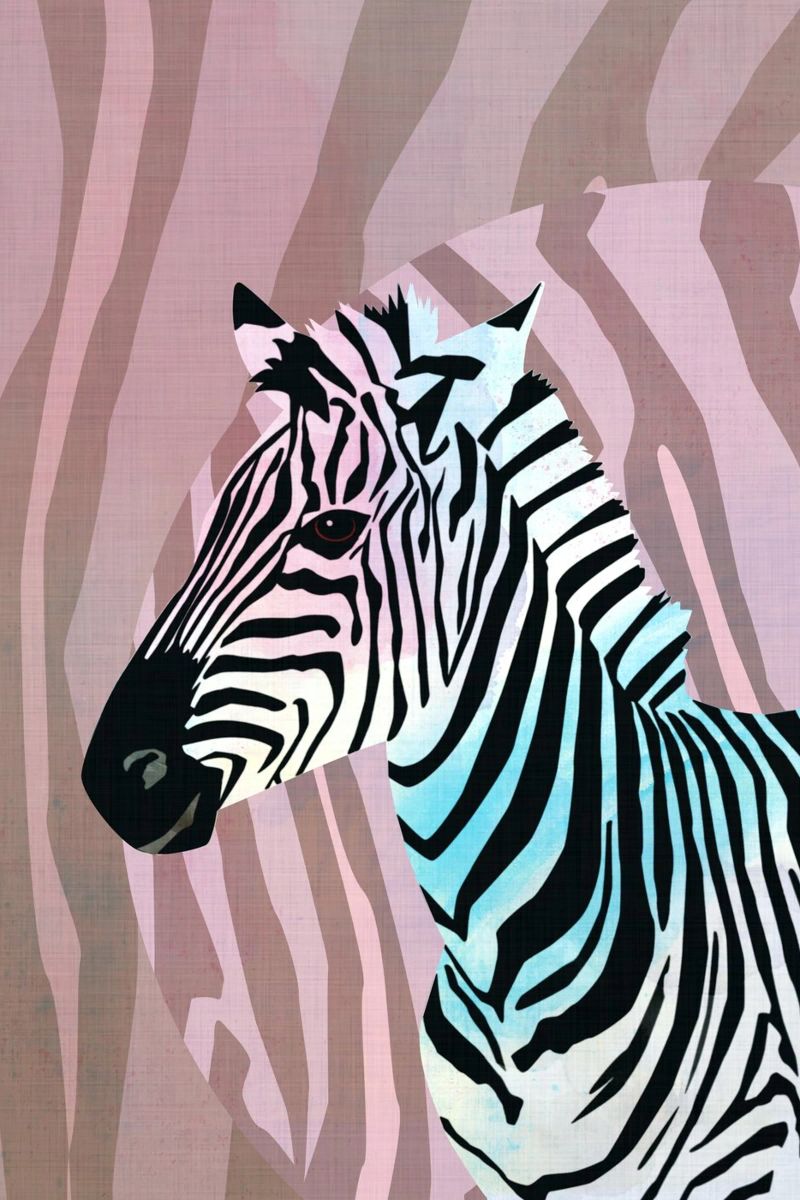Zebra Vibes. Wild Life. pellicola backlit da CalliLetters