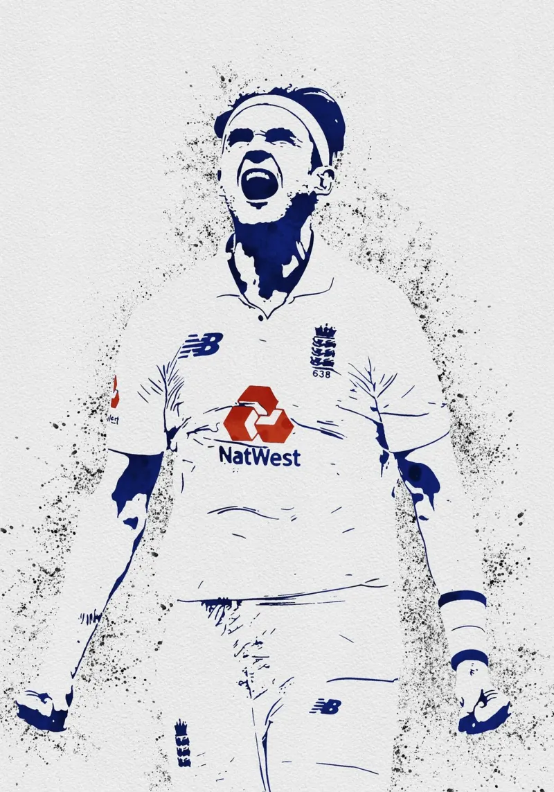 Stuart Broad pellicola backlit da tenten