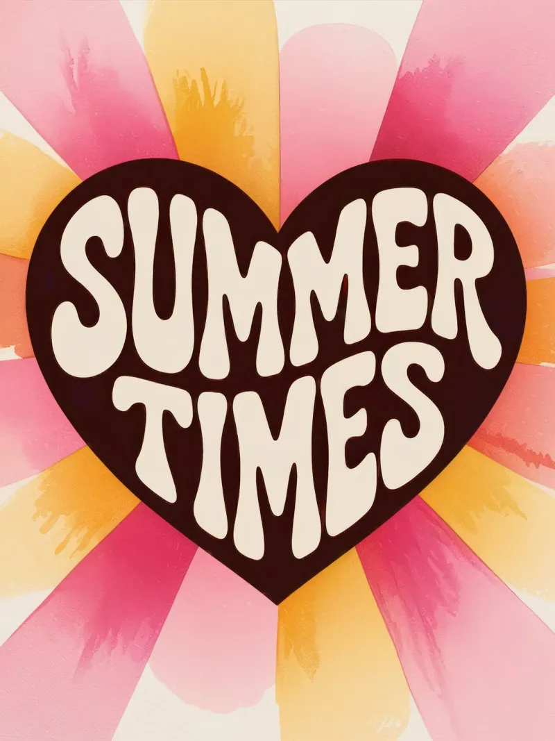 Summer mood alu-dibond by RB-Quotes