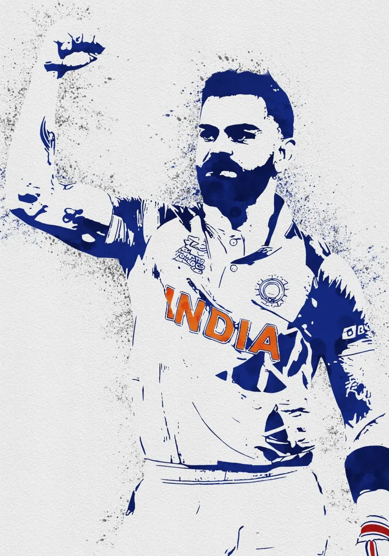 Virat Kohli pellicola backlit da tenten