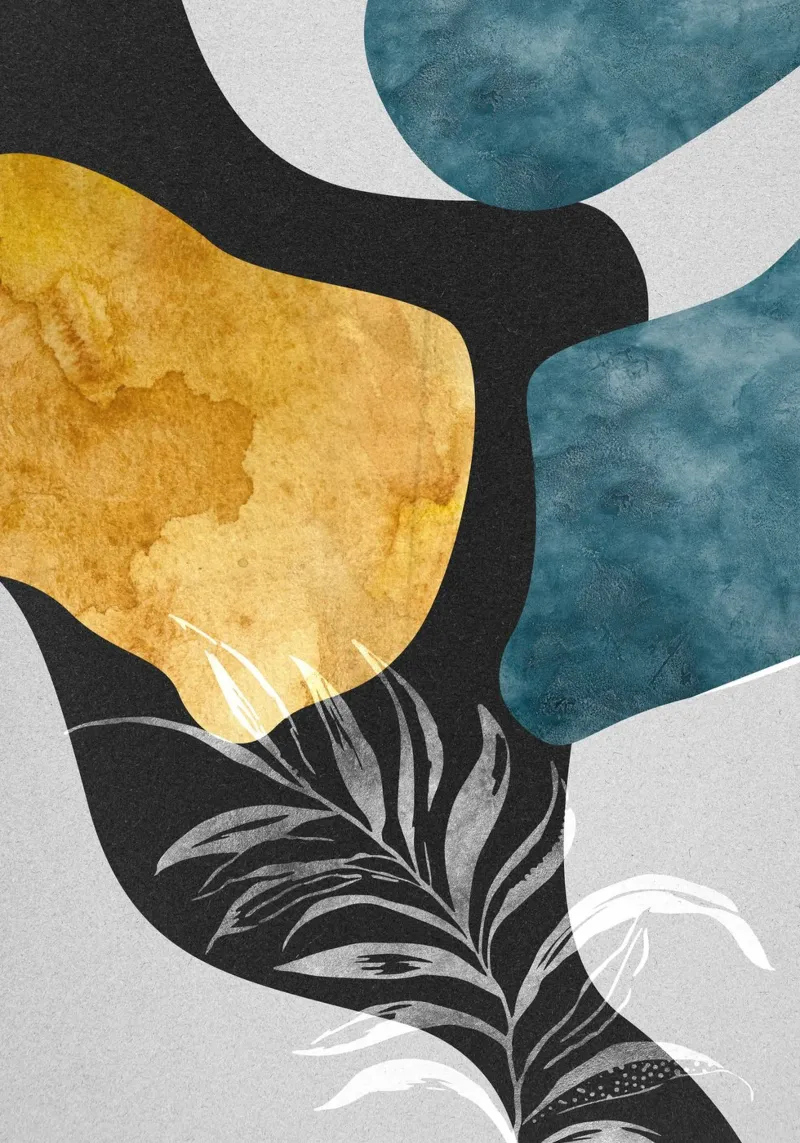 abstract white leaves pellicola backlit da vintageshop
