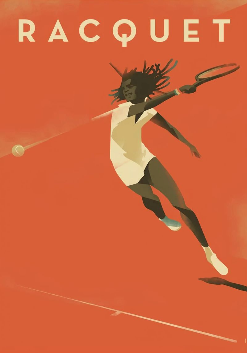 Racquet poster by Taylors Mary
