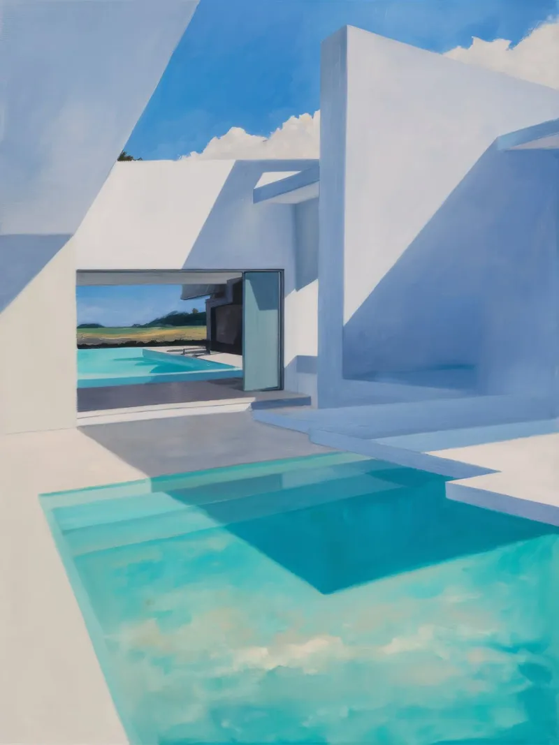 Azure Angle Still metacrilato de Infinite Chroma