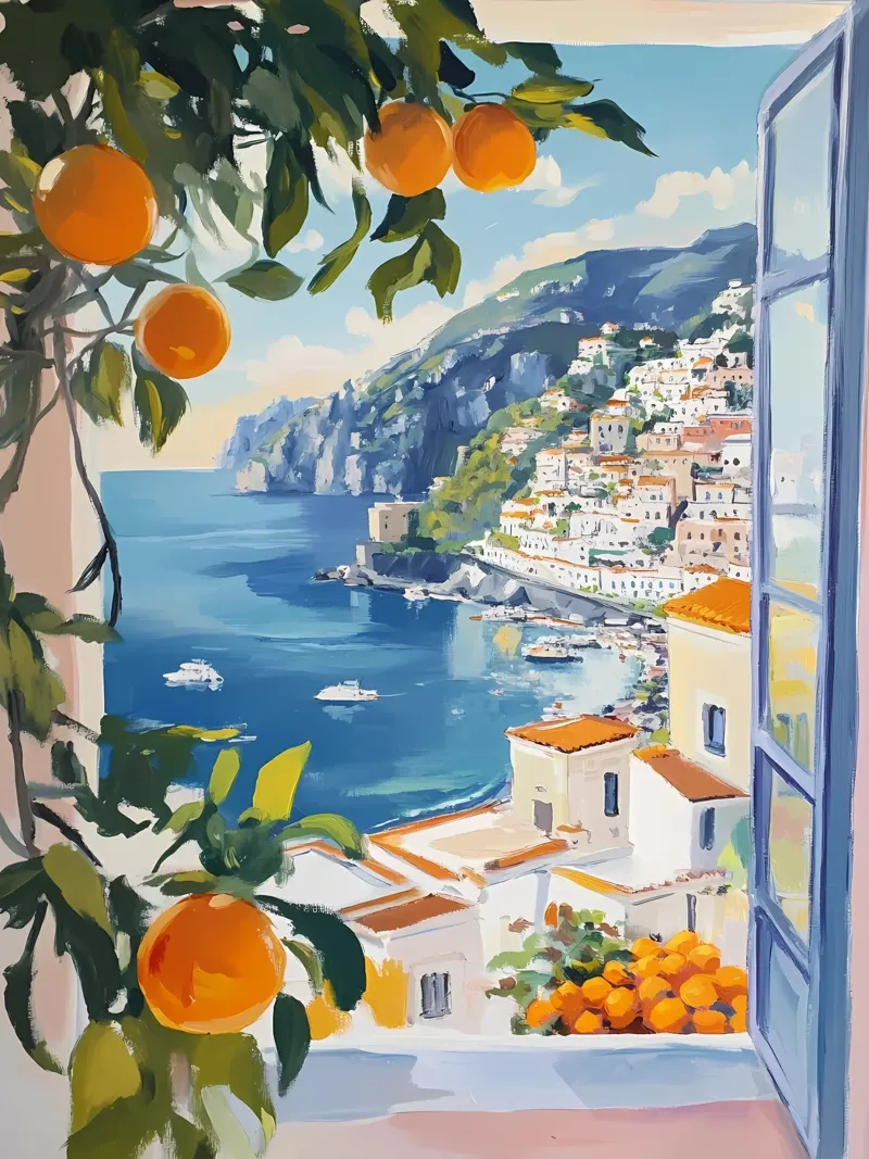 Open Window canvas by IamHomeStudio