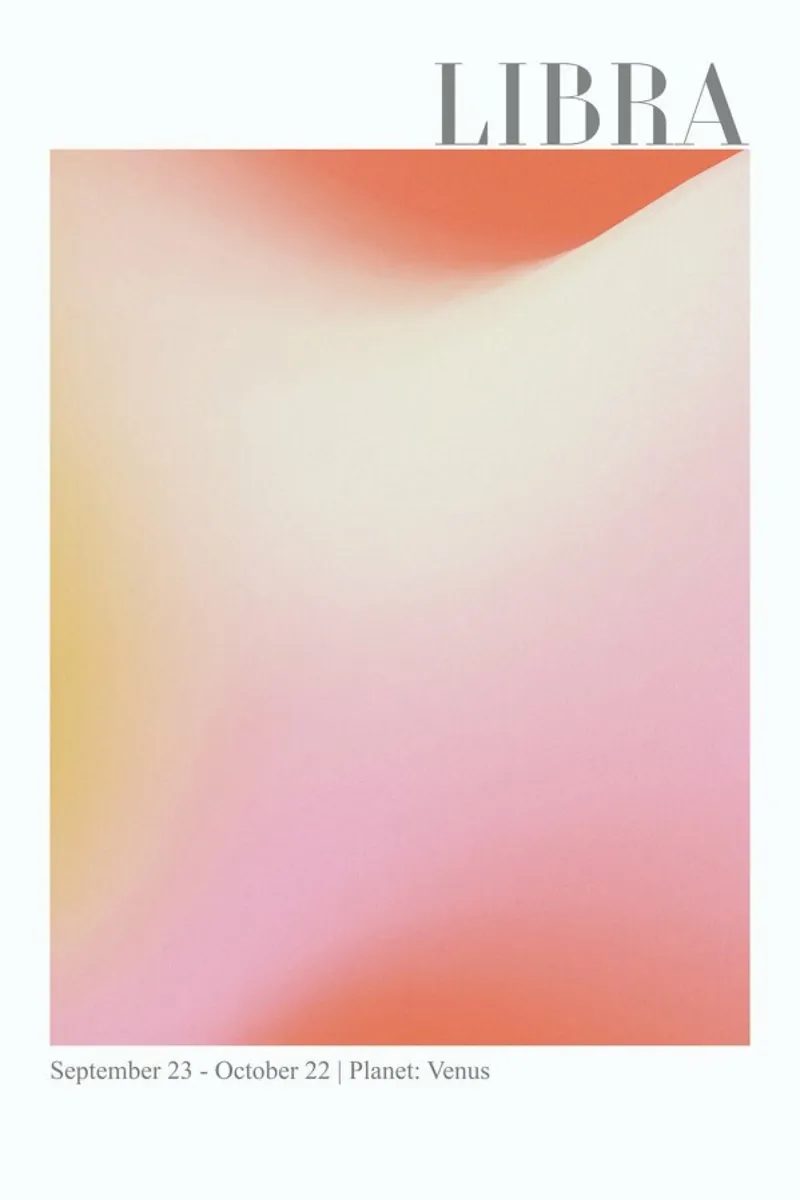 Libra Abstract Aura pellicola backlit da cafelab
