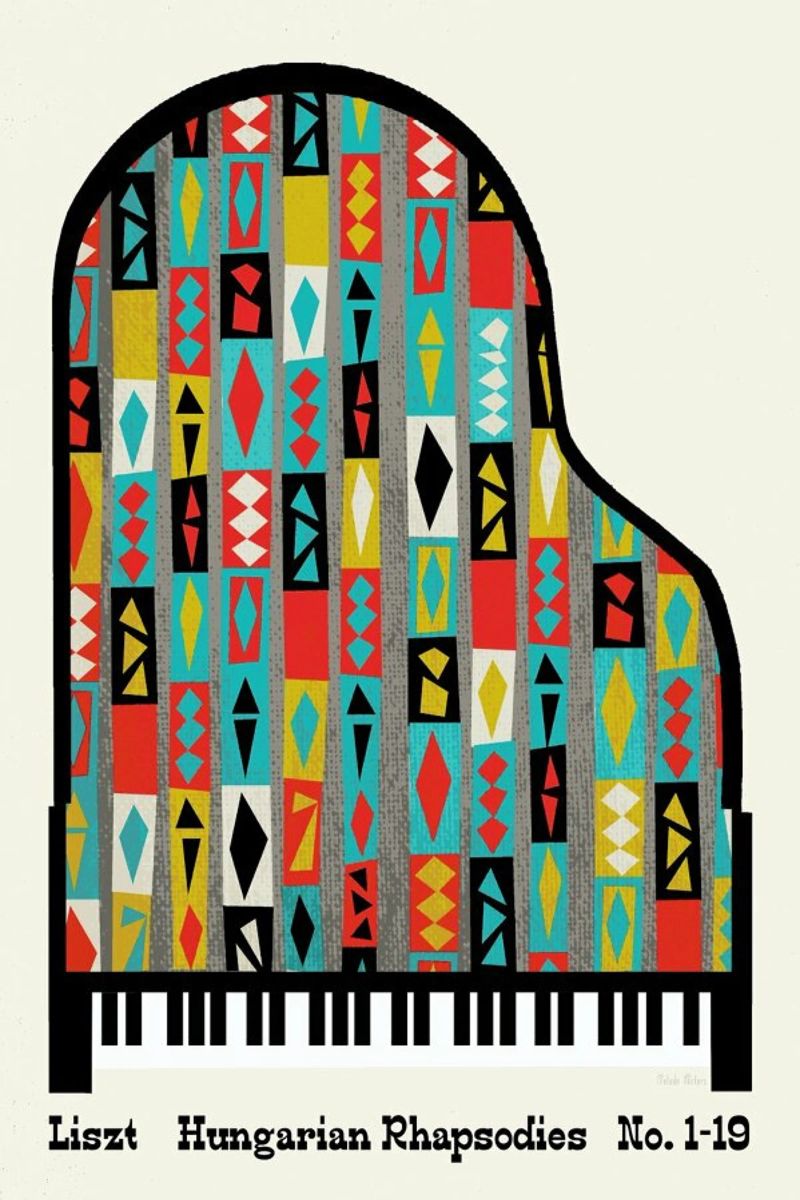 Liszt - Hungarian Rhapsodies Poster von Prelude Posters