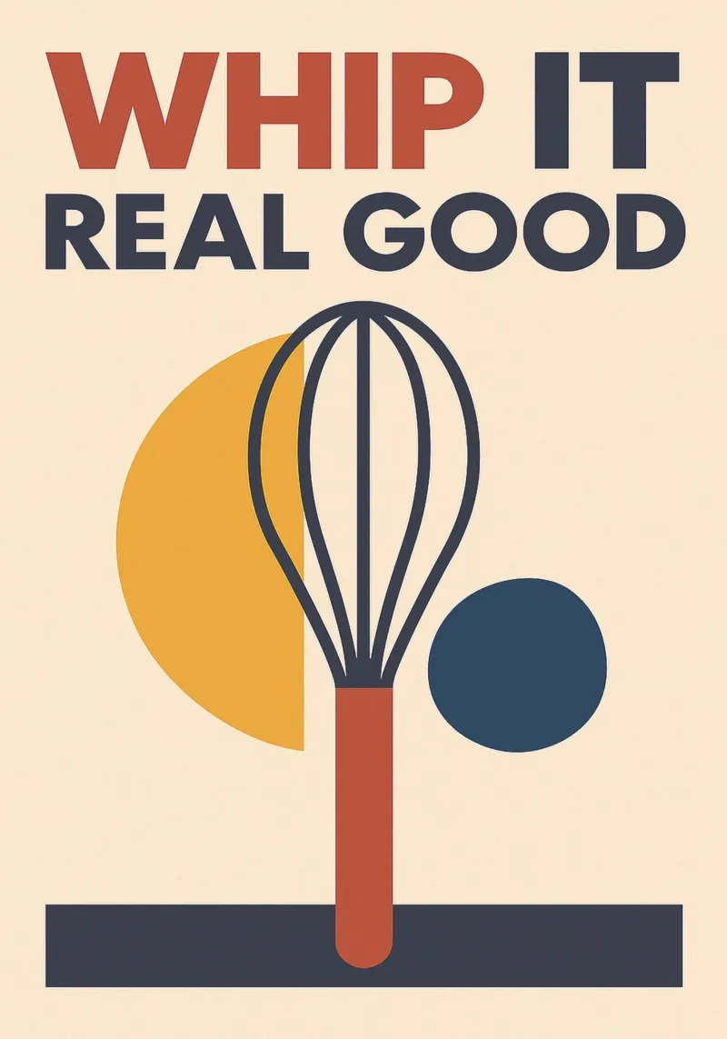 Whip It Real Good poster da michi