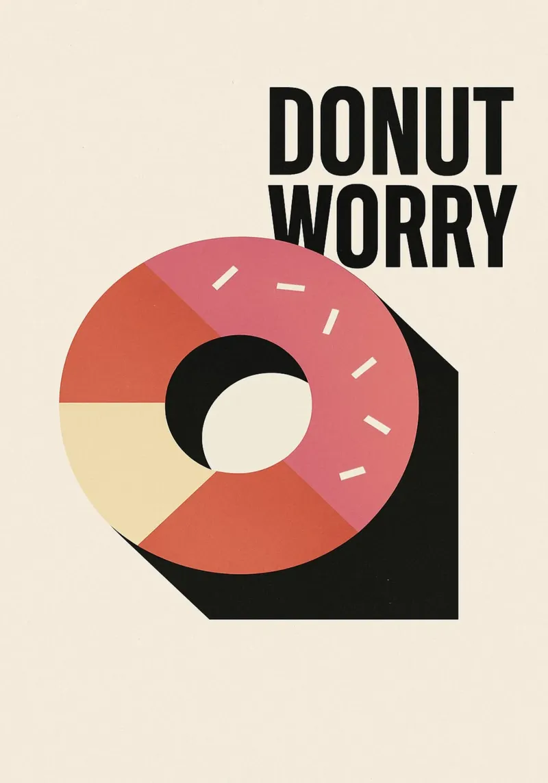 Donut Worry plexiglass da michi