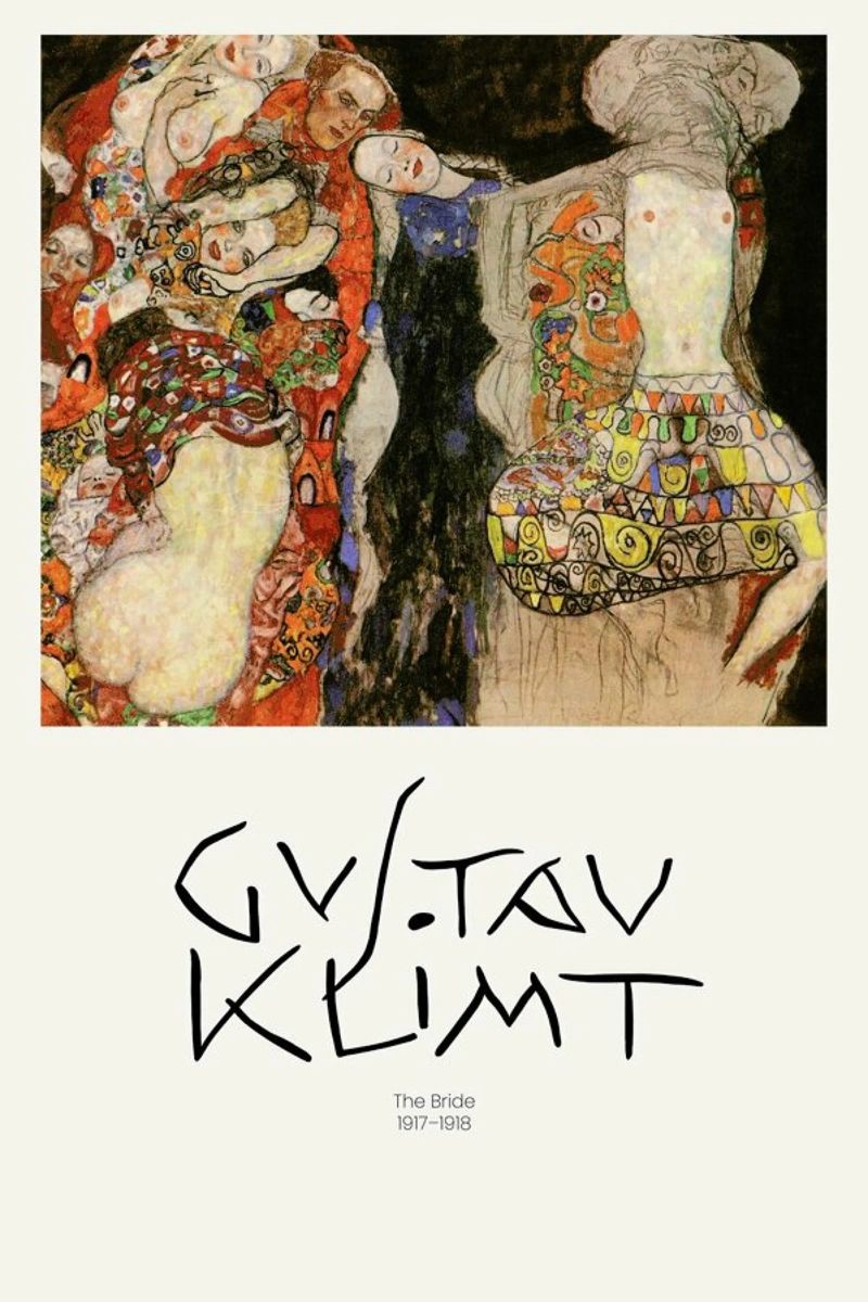 Klimt - The Bride Poster von Vintage by JUNIQE