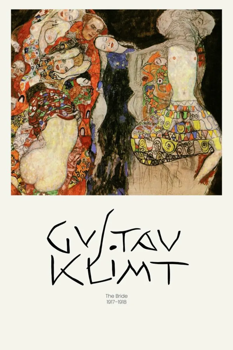 Klimt - The Bride pellicola backlit da Vintage by JUNIQE