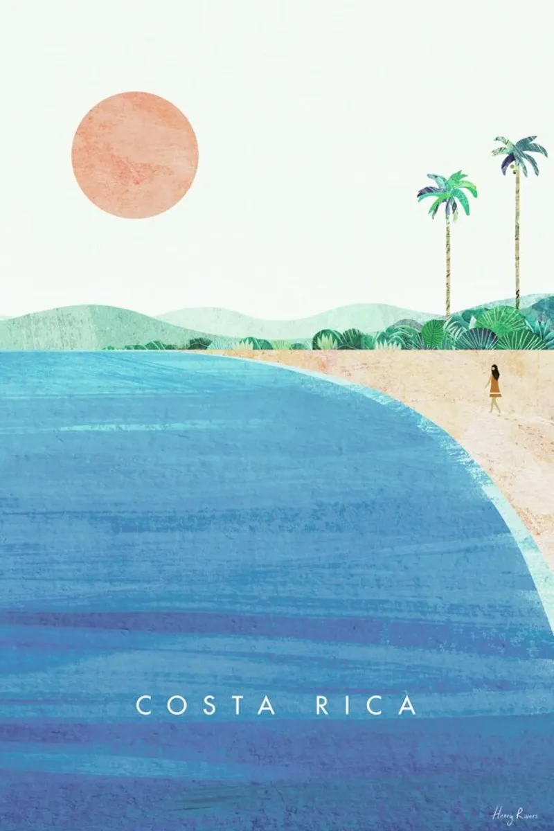 Costa Rica poster da Henry Rivers