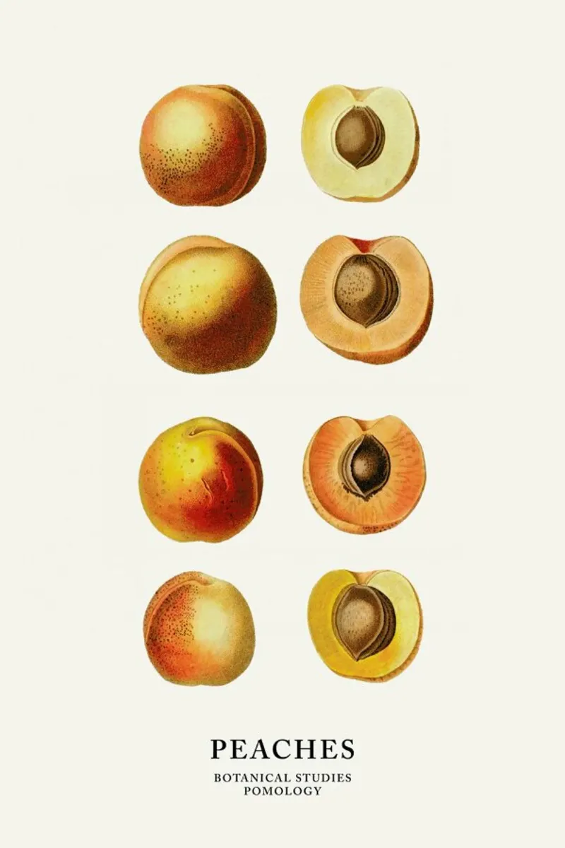 Peaches pellicola backlit da Flora & Fauna