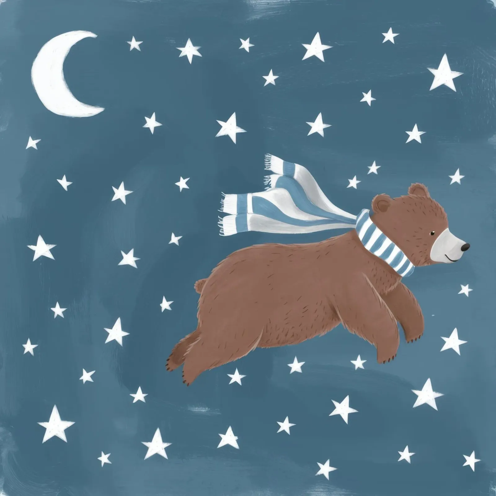 Orso della notte stellata pellicola backlit da Lumie Layers